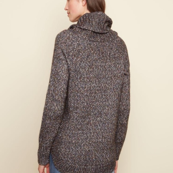 CABLE KNIT TURTLENECK - Picture 2 of 2